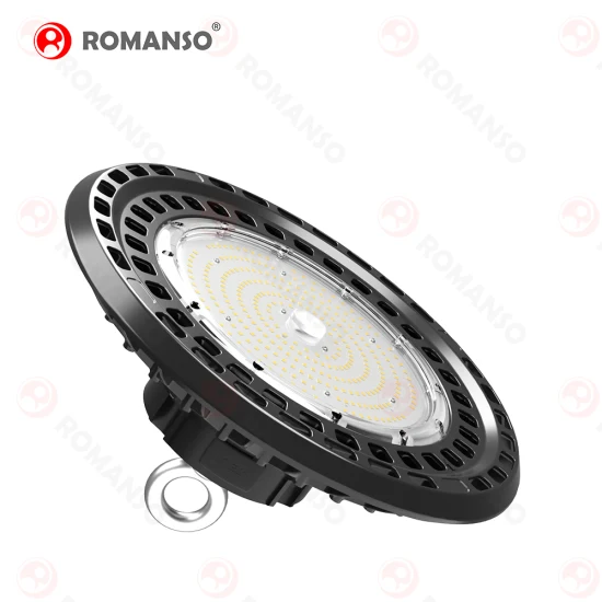 Romanso China Iluminação industrial LED UFO de potência comutável de alta baía