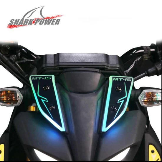 Peças sobressalentes de acessórios para motocicletas, tira de luz led, luz decorativa para motor e bicicleta, para yamaha mt15